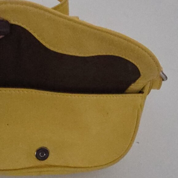 DANIER | Mini Crossbody Bag Yellow Leather - Picture 6 of 8